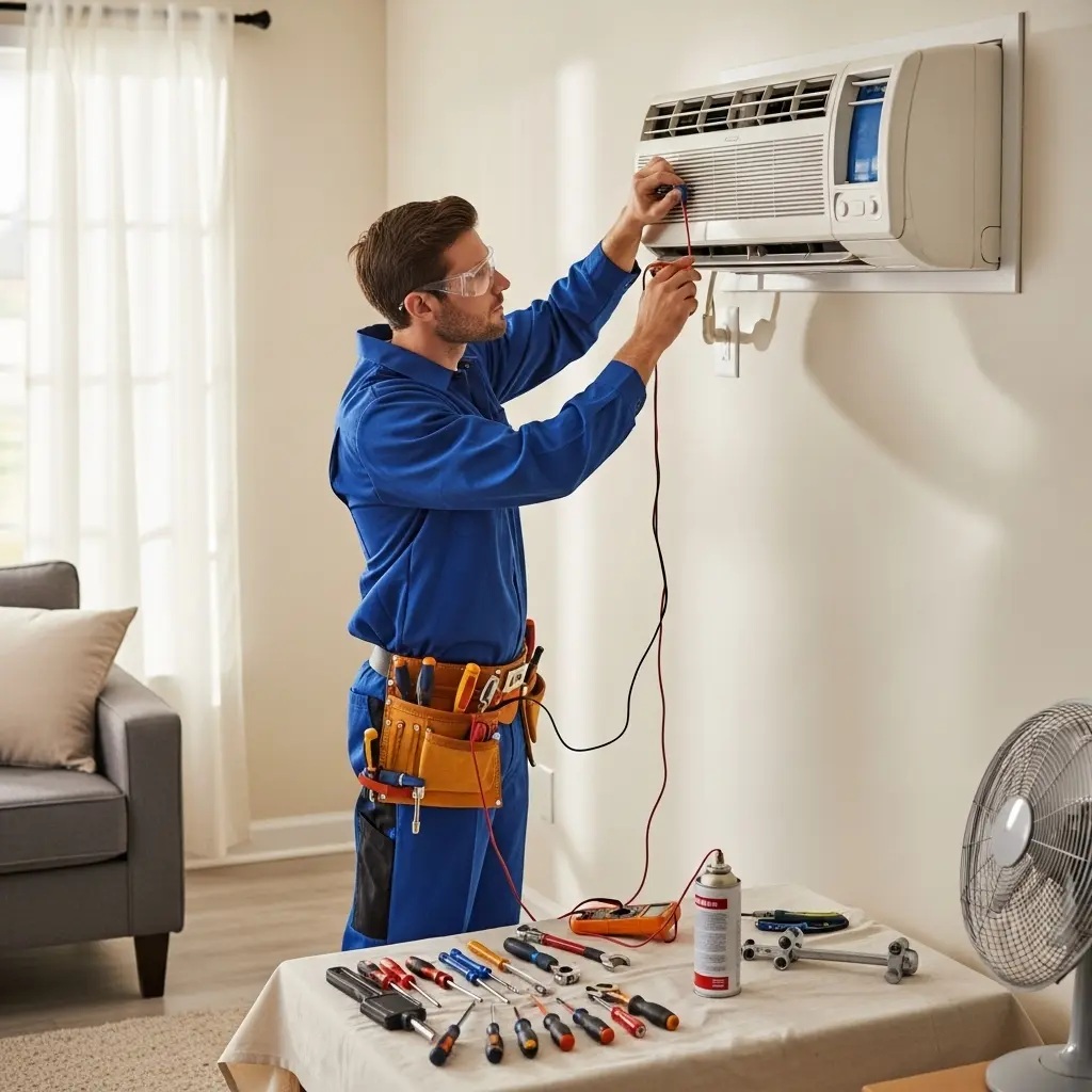 Keçiören Daikin Daikin klima gaz dolumu ve bakım – Enerji verimliliği artırıldı. - Teknik servis örneği